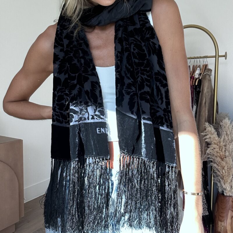 Velvet Underground Vintage 1970s Scarf by Enrico Coveri