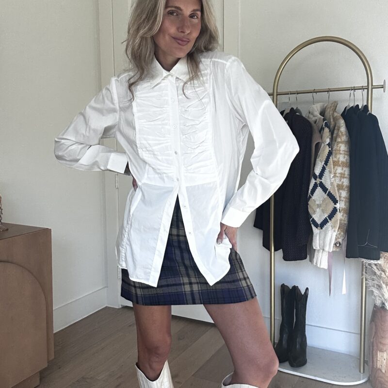 Cute & Clueless Vintage Cotton Blend Blouse