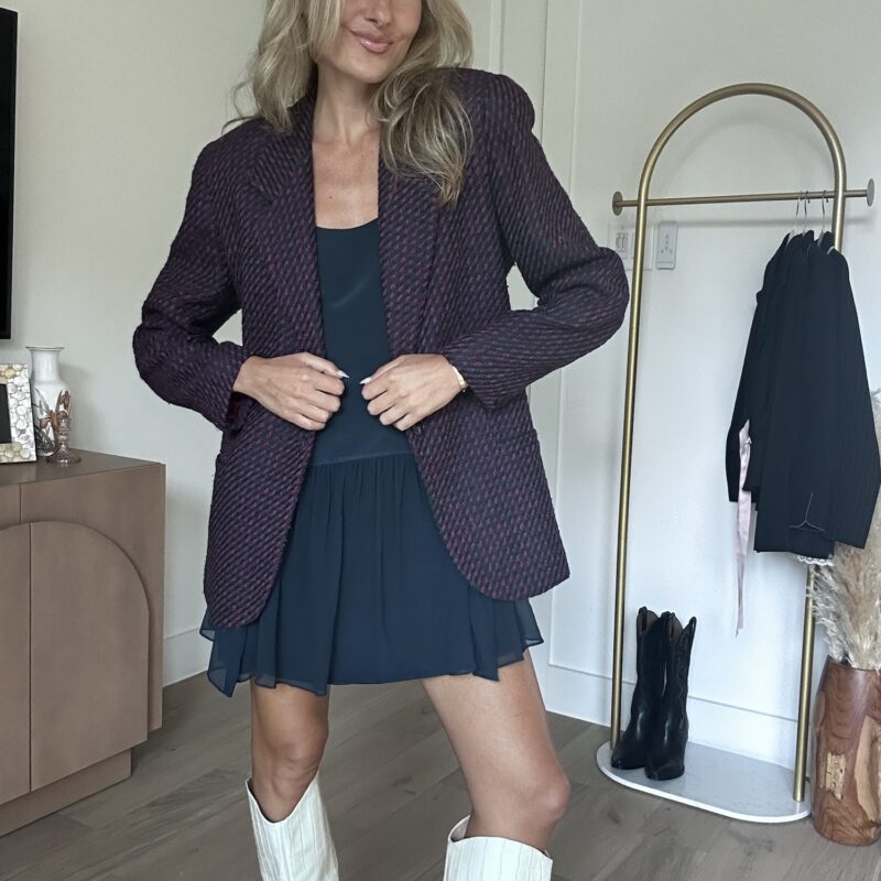 Beverly Hills Gem Vintage Tweed Blazer