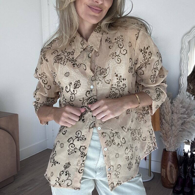 Velvet Goldmine Vintage Western Blouse