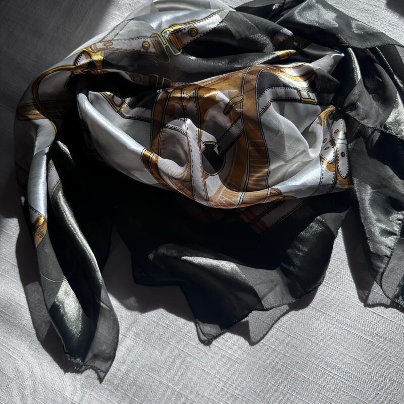 The Stable Chic Vintage Satin Scarf