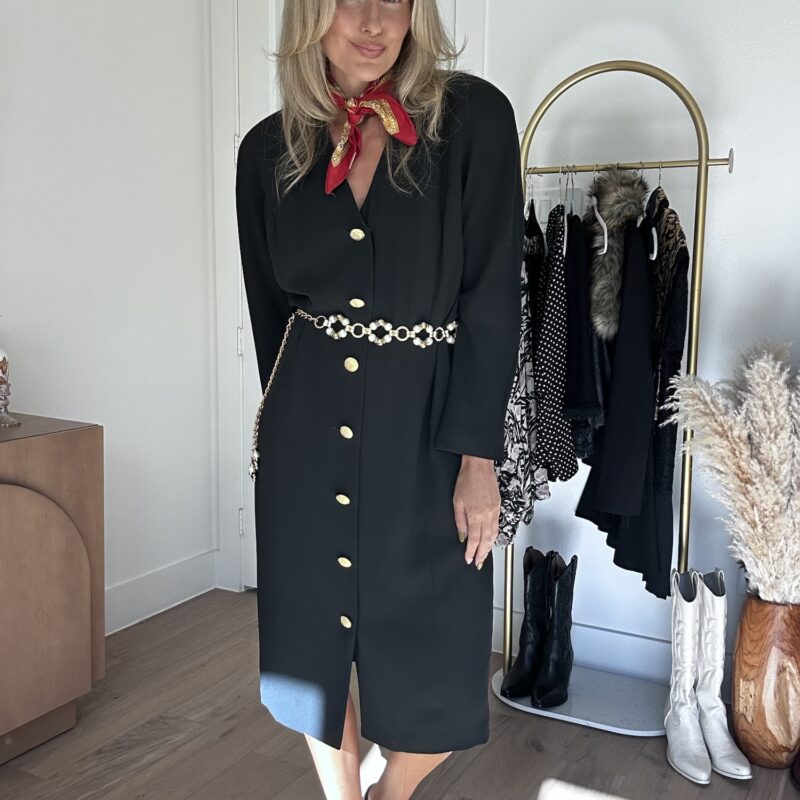 The She’s an Exec Vintage Midi Dress
