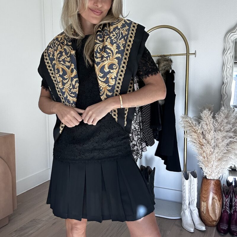 The Roma Affair Vintage Satin Scarf