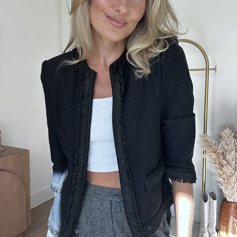 French Lessons Vintage Knit Jacket by St. John