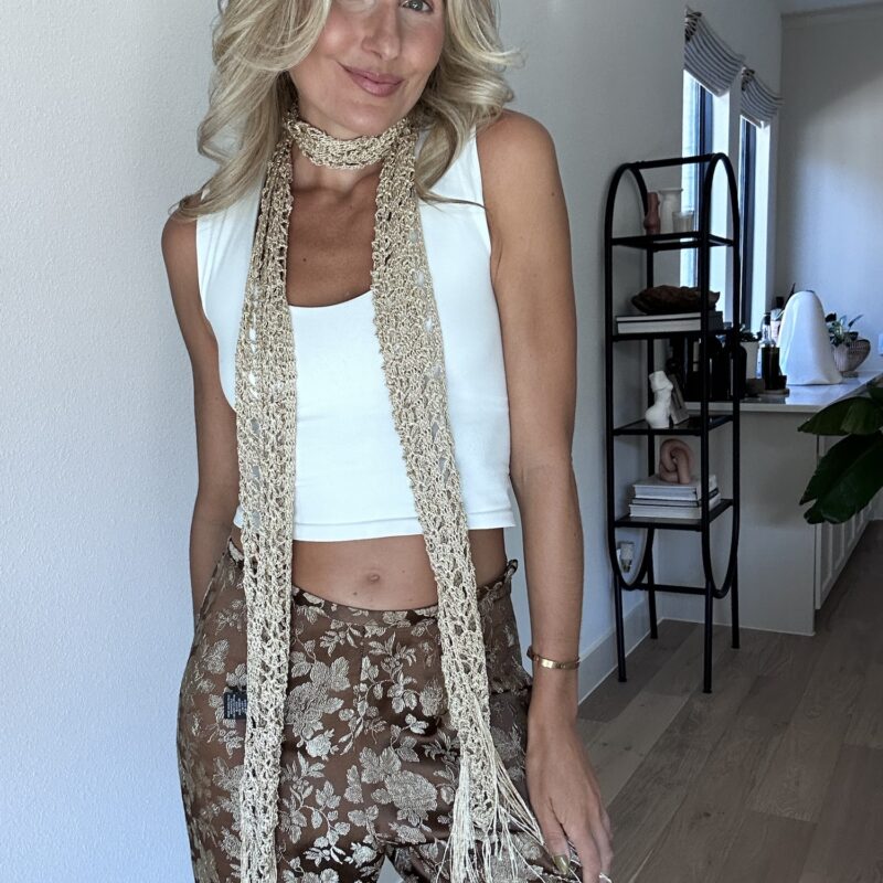 The Cocktails & Crochet Vintage Scarf