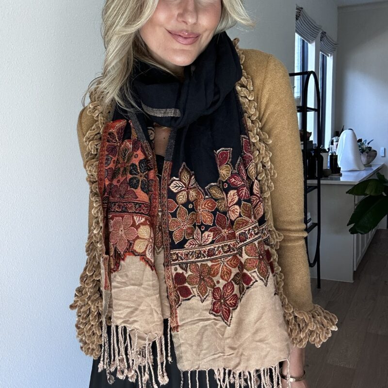 The Autumn Chill Vintage Boho Scarf