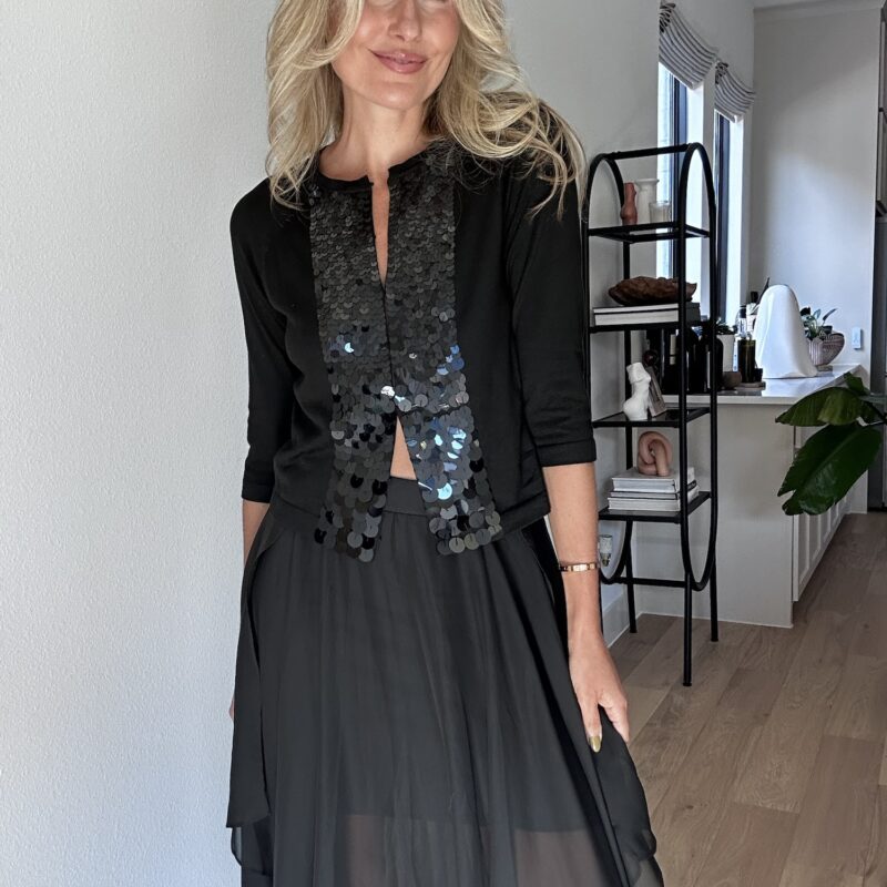 The Holiday Plus One Sequin Cardigan