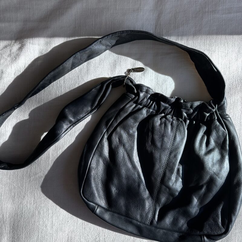 The On Repeat Vintage Leather Shoulder Bag