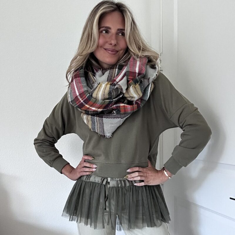 The Holiday Lane Plaid Loop Scarf