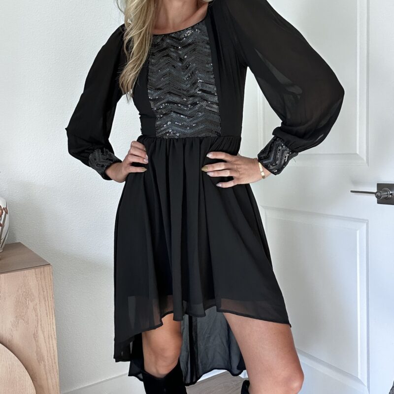 The Midnight Toast Midi Dress