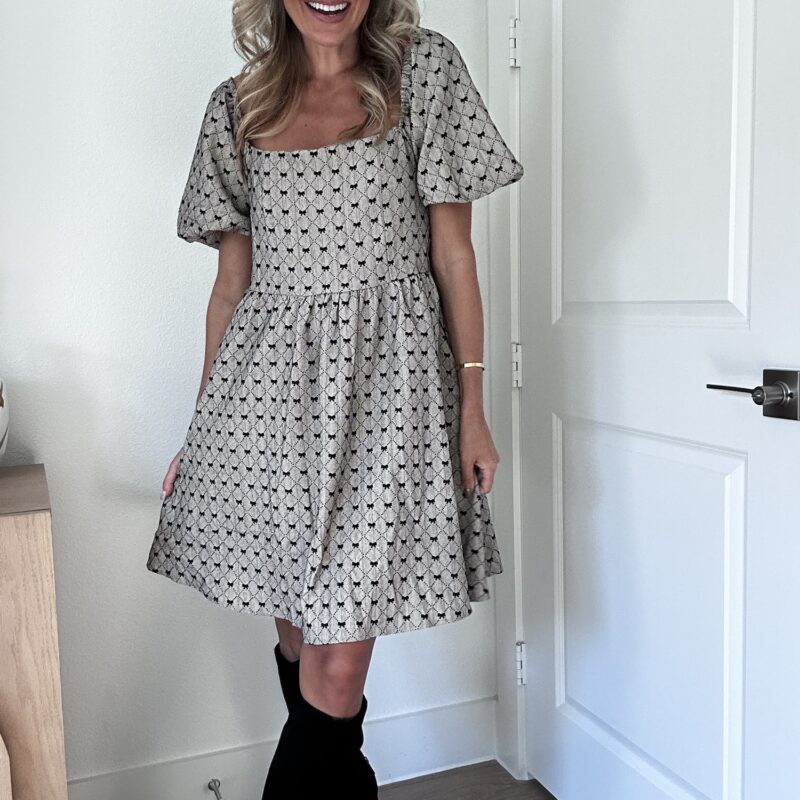 The Wrapped in Bows Mini Dress