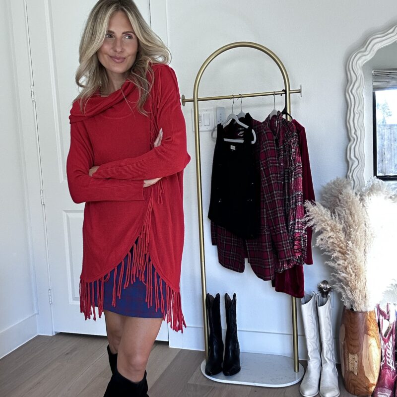 The Sleigh Ride Fringe Sweater