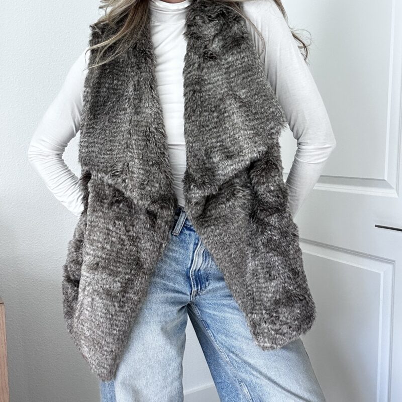The Coziest Days Ahead Faux Fur Vest