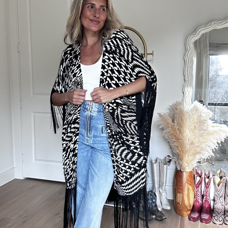 The Shake It Til You Make It Fringe Kimono
