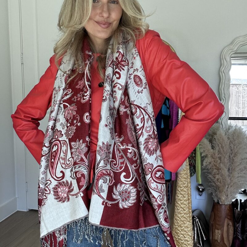 The Berry Blizzard Tapestry Scarf