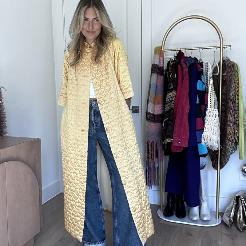 The Honeycomb Winter Vintage 1960s Maxi Coat