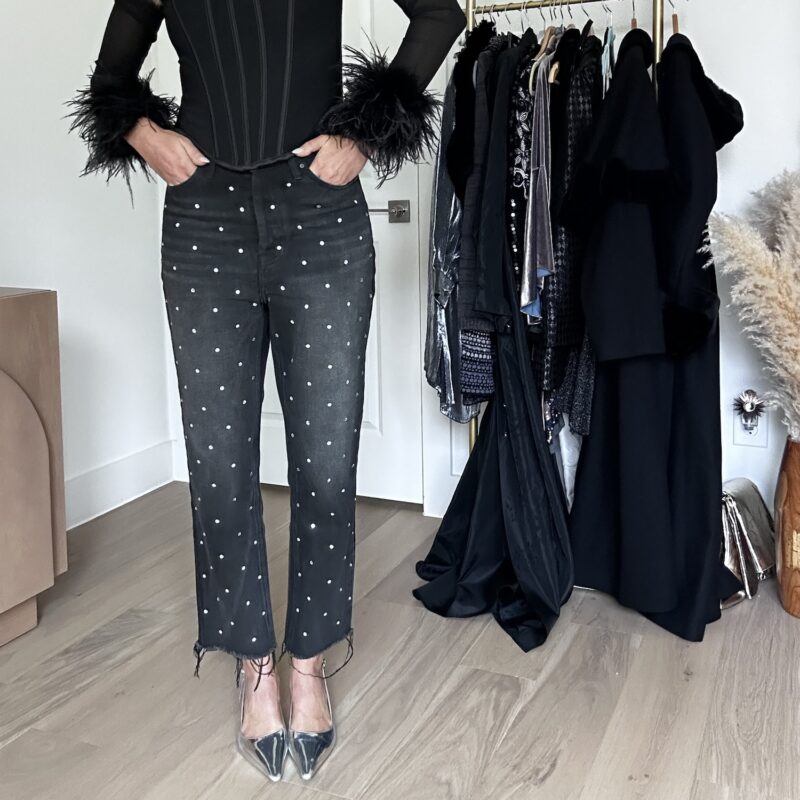 The Dazzle Me Darling High-Waisted Jeans