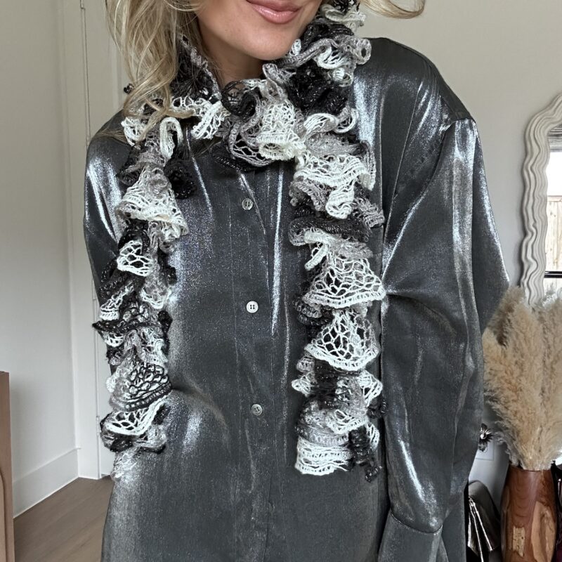 The Ruffle & Shine Vintage Scarf