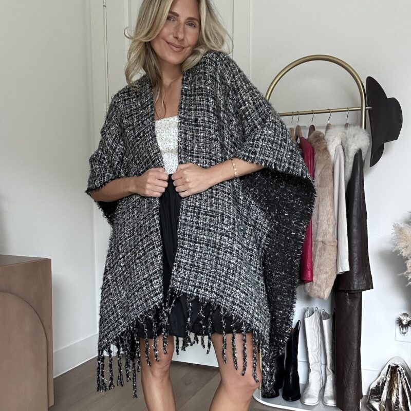 Sparkle in the Snow Poncho