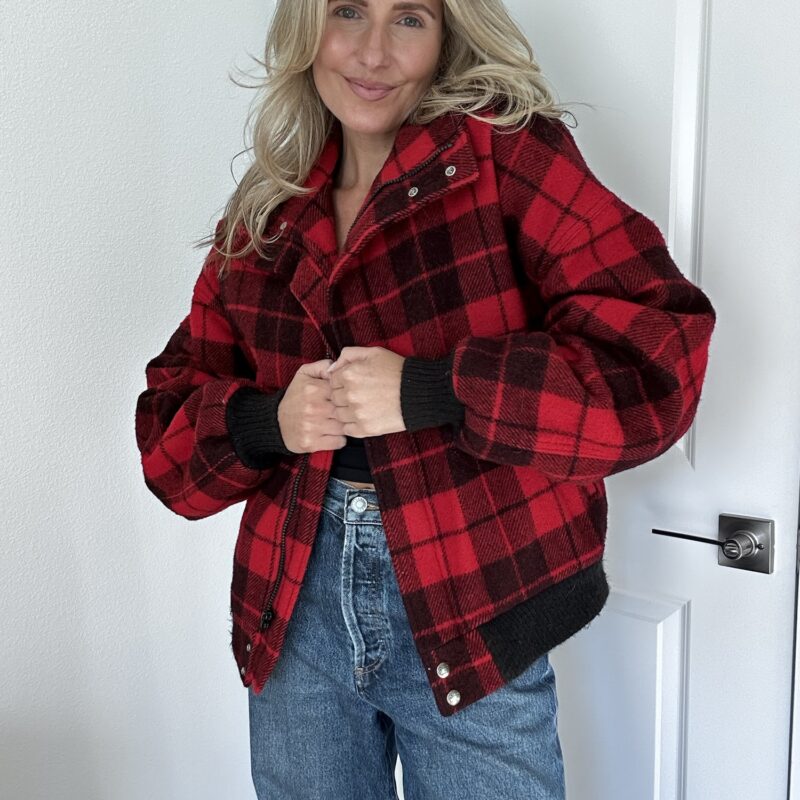 The Lumberjack Chic Vintage Bomber by Woolrich