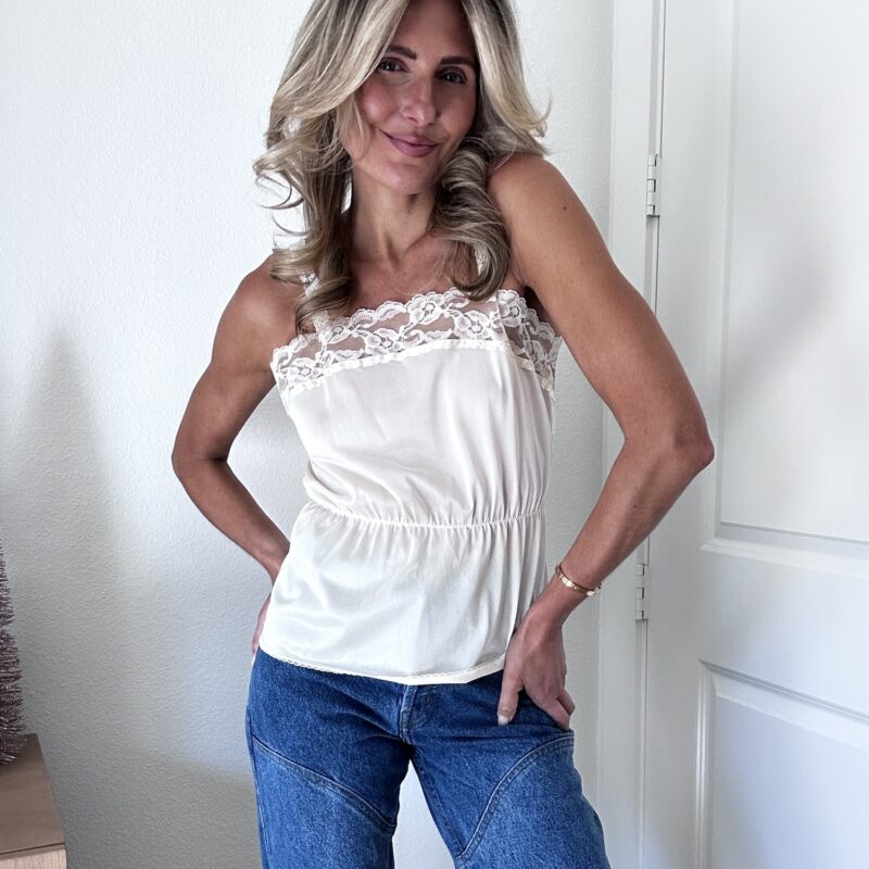 The Creamy Dreamy Vintage Layering Tank