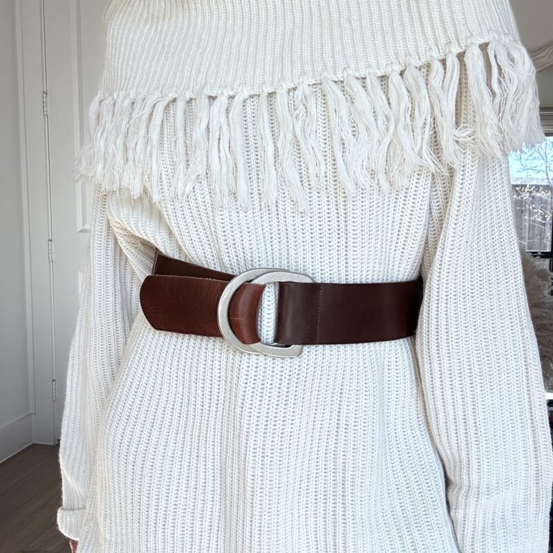 The Buckle Down, Cowgirl Leather Belt