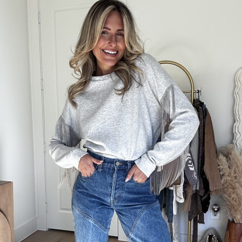 The Chain & Charm Cowgirl Sweatshirt