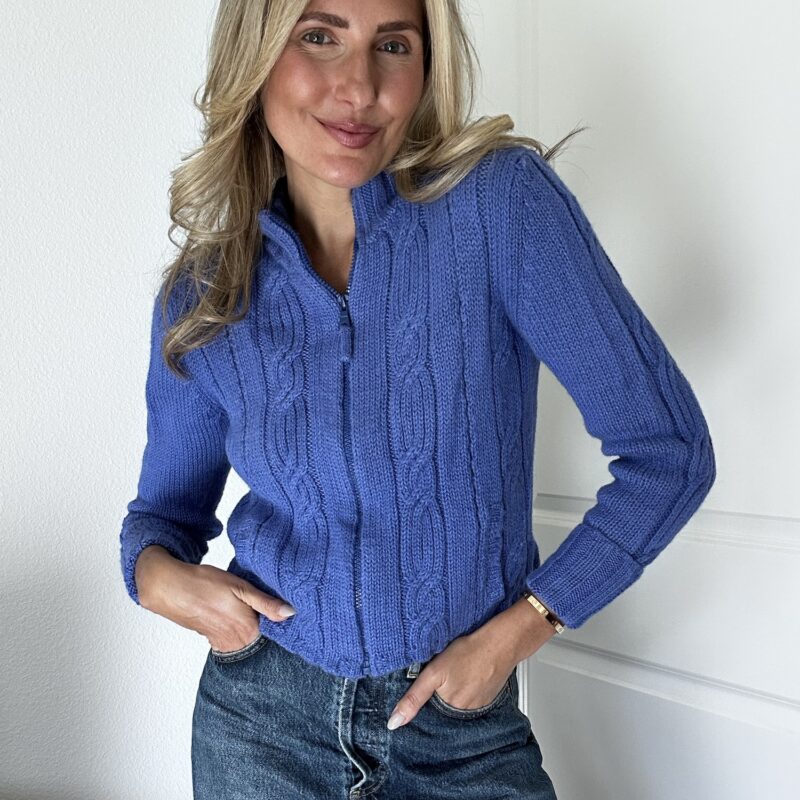 The Peri & Bright Vintage Alpaca Cardigan Sweater