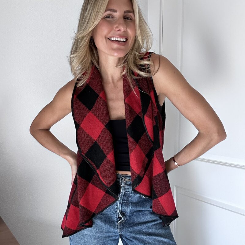 The Lumberjack Flirt Layering Vest