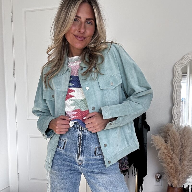 Robin’s Egg Rodeo Vintage Suede Jacket