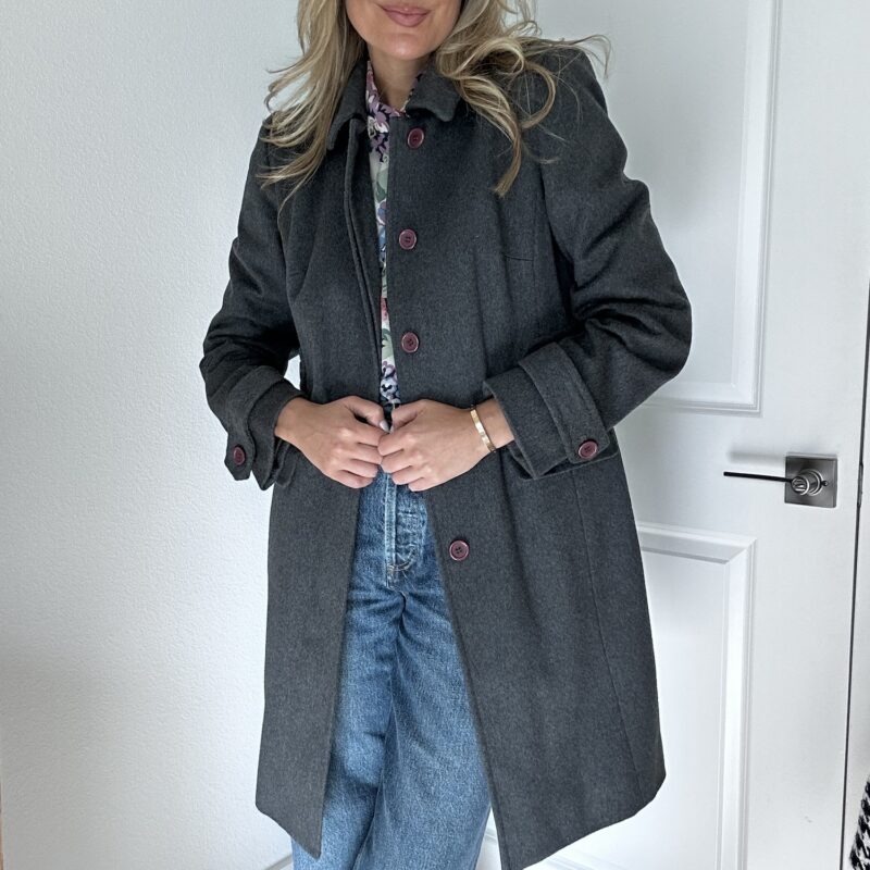 The Quiet Frost Vintage Wool Jacket