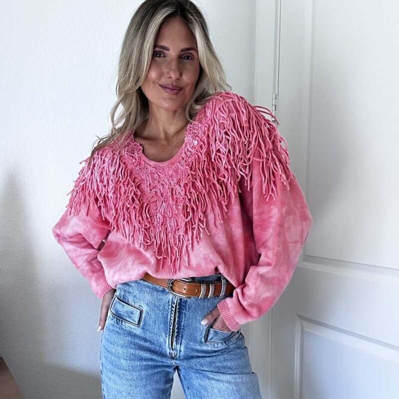 Sweet Talkin’ Cowgirl Vintage Fringe Sweater