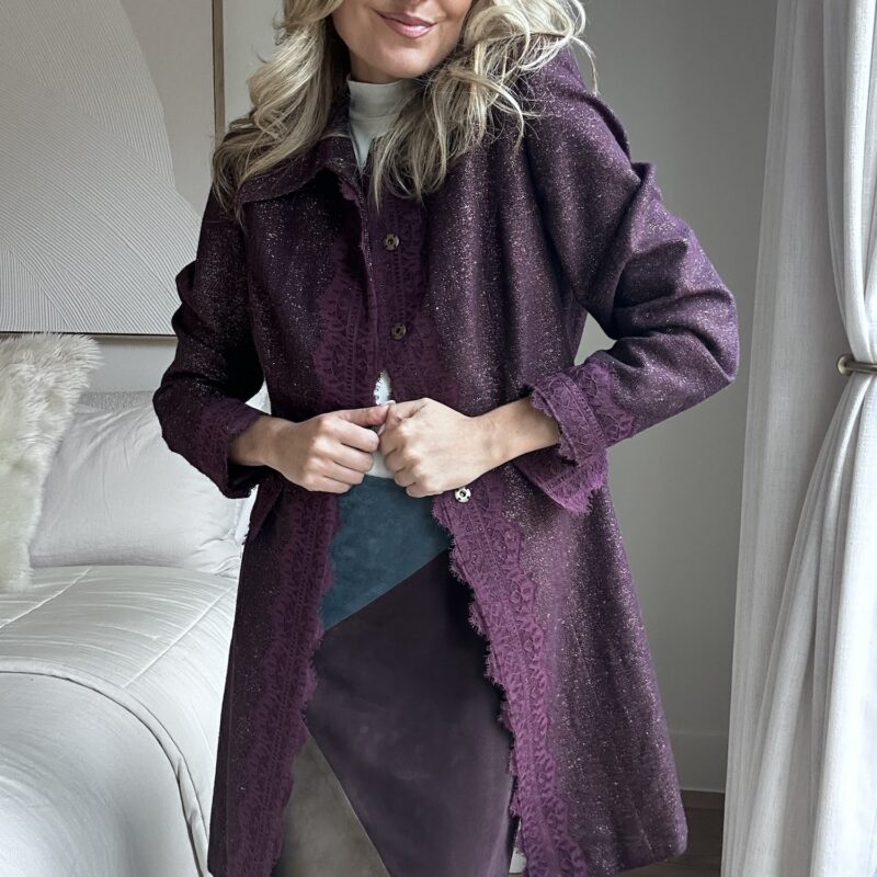 The Bisous Belle Lace Trim Jacket