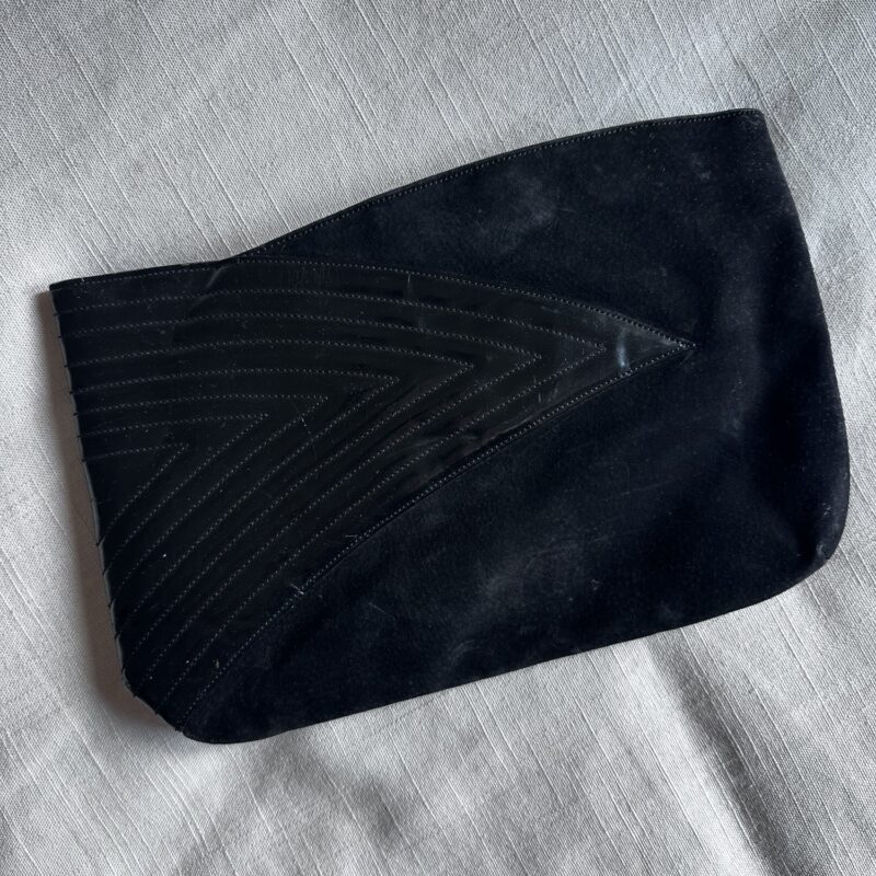 Two Ways West Vintage Suede Convertible Bag