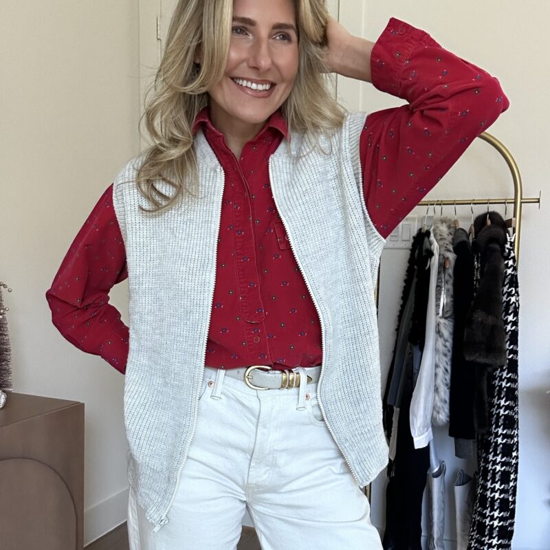 Cozy Core Vintage Sweater Vest by L.L. Bean