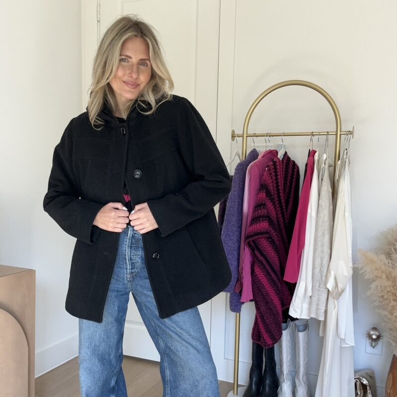 Wool You Be Mine Vintage Hooded Peacoat I