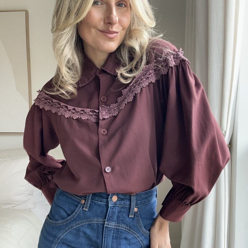 Mulberry Moon Vintage 1970s Blouse