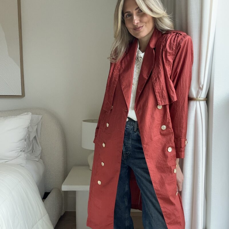 The Talk of the Town Vintage Trench