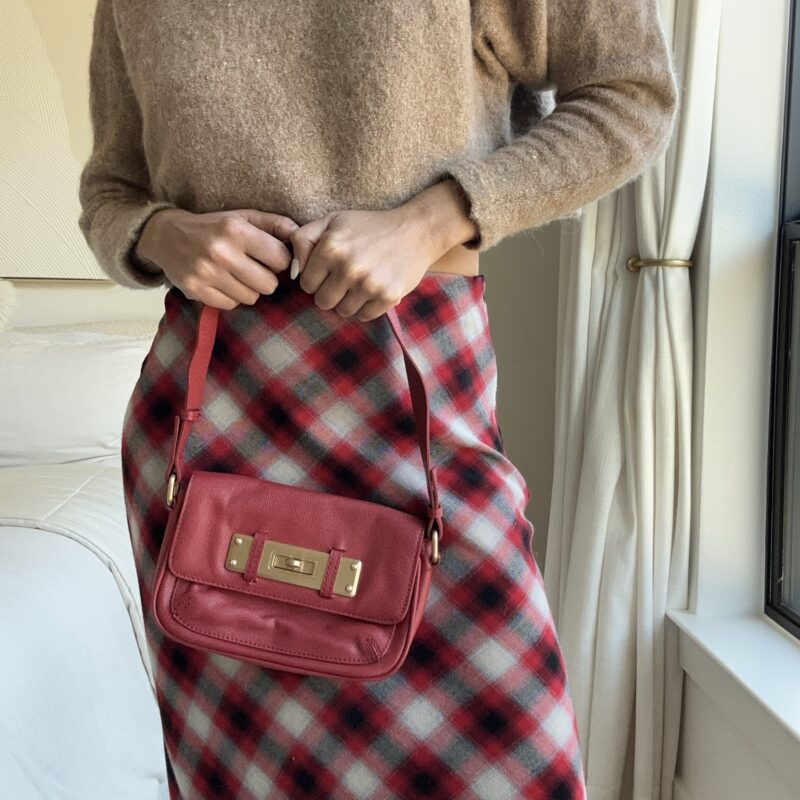 The Red-y for the Night Mini Leather Bag