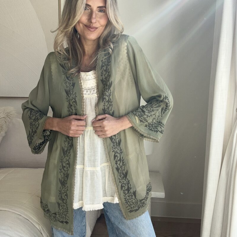 Boho in Bandera Sheer Duster