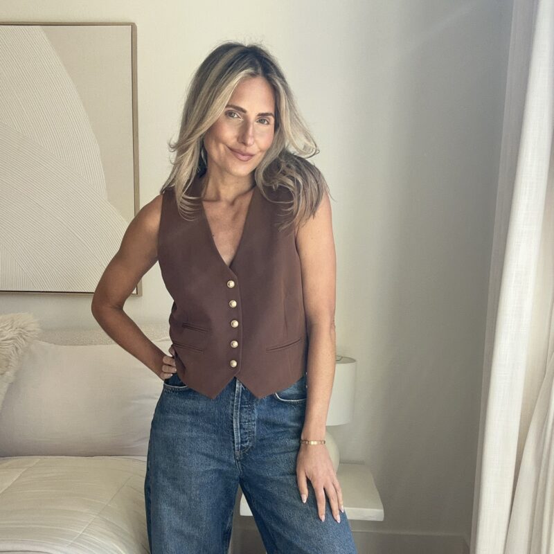 Tailored with a Twist Vest