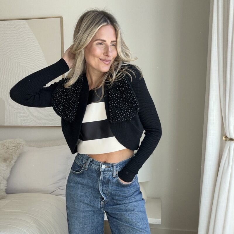 Parisian Pearl Wool Cardigan by BCBG Max Azria