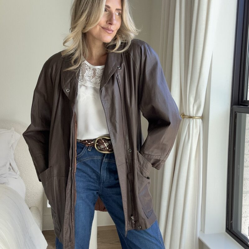 Desert Worn Vintage Leather Jacket