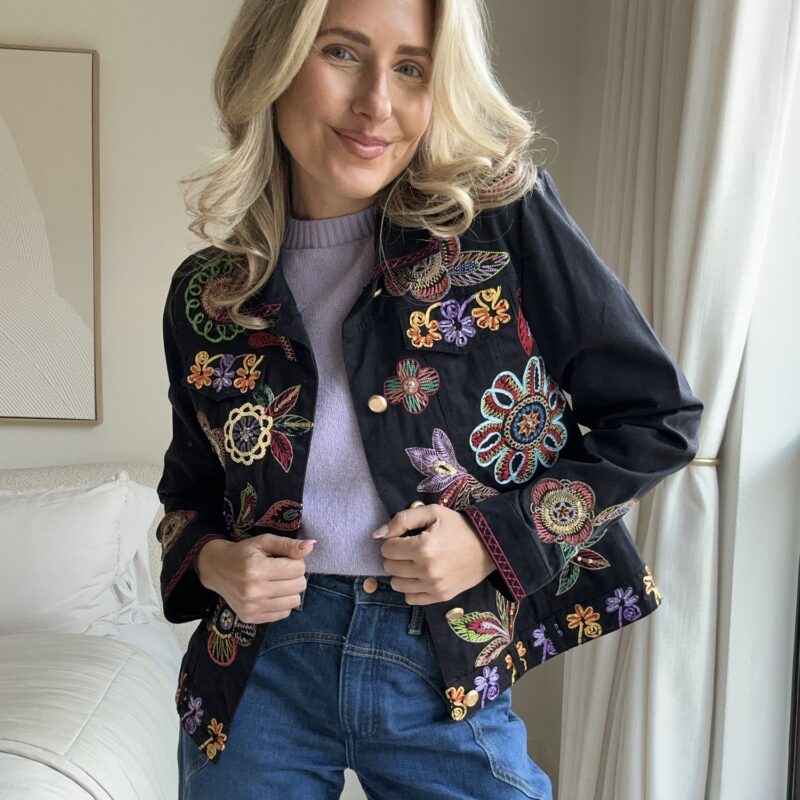 The Confetti Garden Party Vintage Cotton Jacket