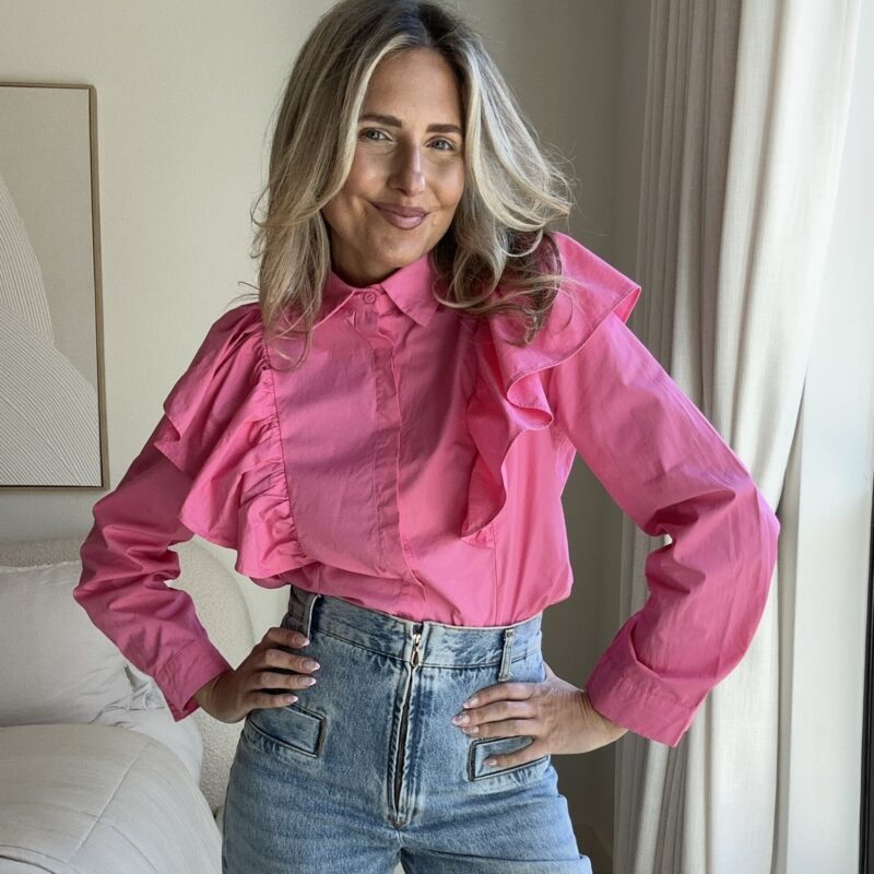 Sweetheart Shuffle Ruffle Blouse