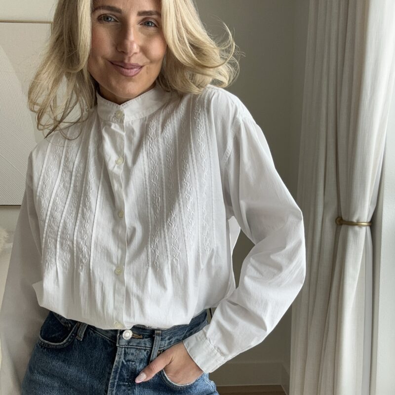 The Straight Arrow Cotton Vintage Blouse