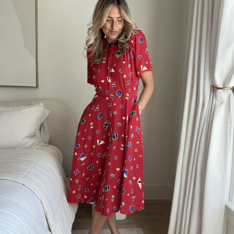 The Set Sail Vintage Midi Dress