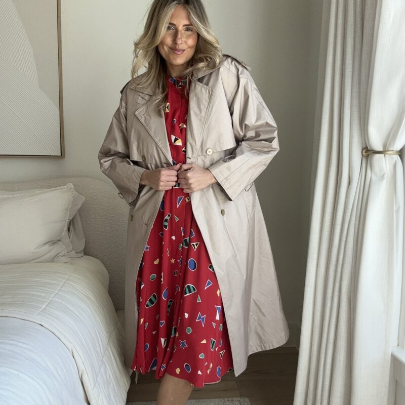 Dockside Darling Vintage Trench