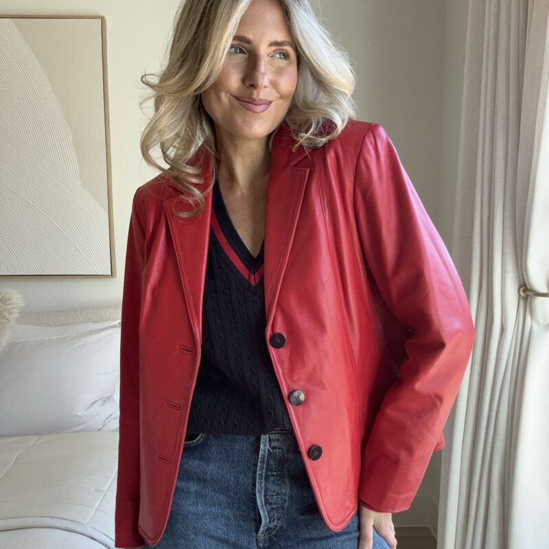 She’s So Rougie Vintage Leather Jacket