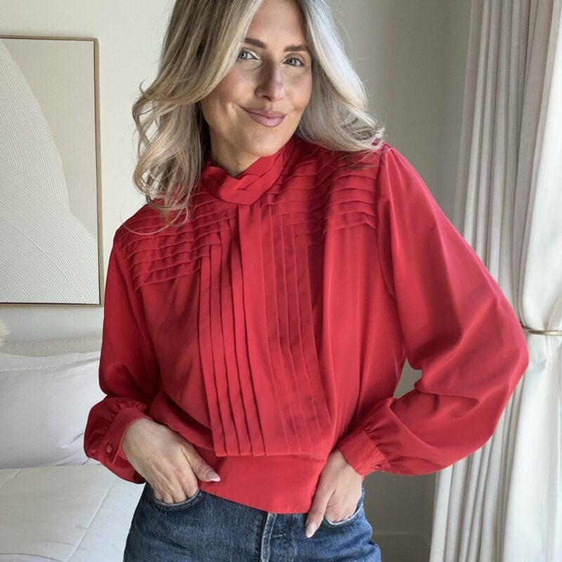 The First Lady Aboard Vintage Blouse